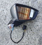 Seat Leon 5F 2012-2020 desni retrovizor ogledalo 12pin 8+4