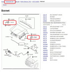 SET ŠARKA HAUBE MAZDA BT-50 ŠARKA POKLOPCA MOTORA D+L NOVO