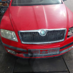 škoda octavia 2 hauba   branik ventilator vezni lim
