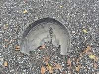 vw tiguan 5n tepih zaštita oko zadnjeg lijevog  kotača