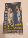 Karta za 1. koncert grupe FAITHLESS u Zagrebu 19.04.2004. memorabilia