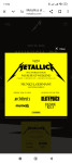 Karta za koncert Metallica Olimpijski stadion Minhen 24.05.2024.
