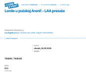 Lorde, Arena Pula, 2 karte za tribinu