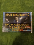 Mate Mišo Kovač, stara ulaznica