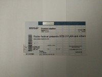 Ulaznica BOB DYLAN, RADAR FESTIVAL VARAŽDIN 2008.