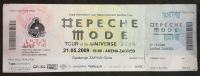 Ulaznica Depeche Mode / Zagreb - Arena 21.05.2009.