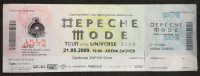 Ulaznica Depeche Mode / Zagreb - Arena 21.05.2009.