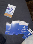 Paysafe card 50e i playstation card 20e
