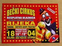 Ulaznica Rijeka Bečki cirkus kod Svetšte Gispe Trsatske