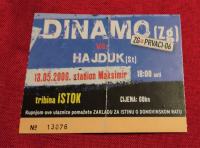 19 x ulaznica Dinamo - Hajduk