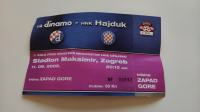 Dinamo : Hajduk 2005 ulaznica karta / TOTALNA ČISTKA