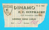 DINAMO v EINTRACHT FRANKFURT - 1967 Polufinale Kupa Velesaj. gradova