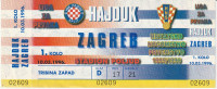 HAJDUK -ZAGREB 1995-1996 ZAPAD D