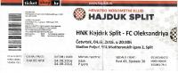 HNK HAJDUK-FC OLEKSANDRIYA, 2016