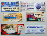 HNK Hajduk Split, Hrvatska reprezentacija karta / ulaznica 6kom