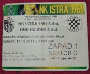 NK ISTRA 1961- HNK HAJDUK SPLIT 2011.