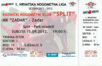 RNK SPLIT-NK ZADAR SEZONA 2012-2013 ISTOK I