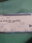 stara ulaznica DEPECHE MODE TOUR 2013 Zagreb