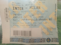 Stara ulaznica Inter-Milan 2005g