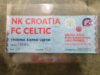 Stara ulaznica, Nk Croatia-Fc Celtic 1998