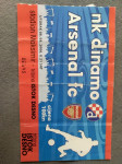 ulaznica dinamo - arsenal 2006