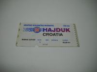 Ulaznica Hajduk - Dinamo / sezona 1998 - 1999