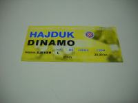 Ulaznica Hajduk - Dinamo / sezona 2001-2002