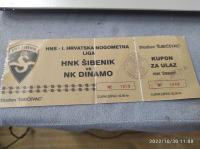 ulaznica HNK Šibenik - NK Dinamo