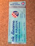 Ulaznica NK Dinamo - HNK Hajduk 13.5.2000.