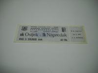 Ulaznica NK Osijek - FK Napredak / Sezona 1979