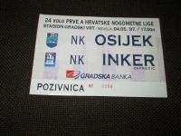 Ulaznica - NK Osijek - NK Inker