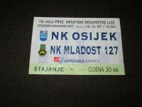 Ulaznica - NK Osijek - NK Mladost 127