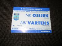 Ulaznica - NK Osijek - NK Varteks