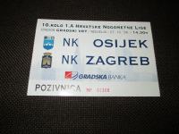 Ulaznica - NK Osijek - NK Zagreb