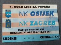 ulaznica nk Osijek - Zagreb