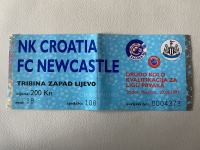 Ulaznica za utakmicu Dinamo (Croatia) - Newcastle