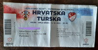 ulaznica za utakmicu Hrvatska- Turska