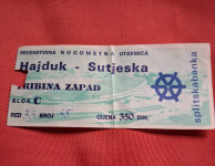 Ulaznice za utakmice  ,Hajduk