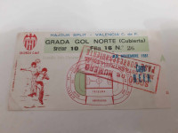 Valencia-Hajduk 25.11.1981