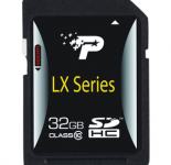 32GB LX Series PATRIOT SDHC Class 10 32Go High Video Recording