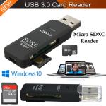 Čitač memorijskih kartica microSD micro SD SDXC USB 3.0    6 ili 3 eur