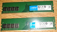 CRUCIAL DDR4 4GB-2400 memorija - 2 pločice