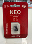 Hikvision HIKSEMI MicroSD-NEO 256GB microSDXC™,Class 10, NOVO, R1 rač
