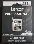 Lexar 256GB Professional CFexpress Type B Card SILVER, AKCIJA 275 Eura
