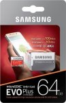 Samsung 64GB 100 MB/s Class 10 U3 Memorijska kartica Evo Plus MicroSD