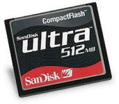 sandisk CF ultra 512MB