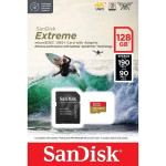 SanDisk Extreme microSDXC 128 GB za akcijske kamere i dronove+SD adapt