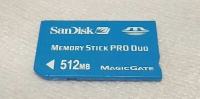 Memory Stick Pro Duo 512MB