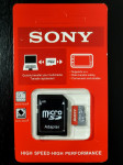 SONY Ultra Speed SD Card 256 / 512GB - NOVO