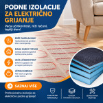 Termoizolacijske ploče za podno grijanje Uni-Board